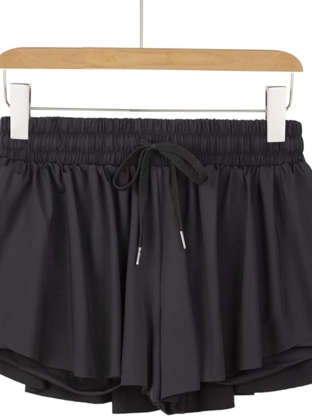 Blaosn Flowy Athletic High Rise Shorts XS Black yoga running tennis pickle ball